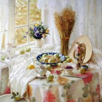 Мастер-класс: «В гостеприимном доме кстати такой подарок будет –СКАТЕРТЬ. И кто бы в гости не пришел, всегда пусть украшает стол»